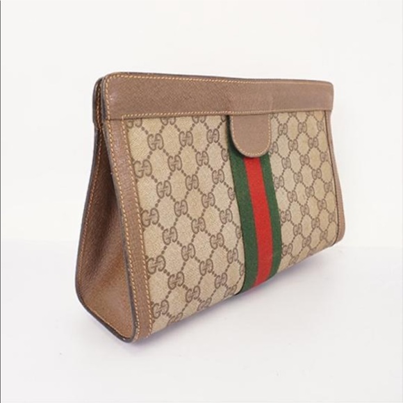 ***SALE*** Authentic Gucci Supreme Clutch - Picture 2 of 13